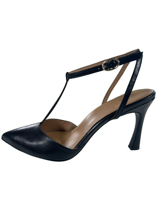 Naturalizer Shoes - Naturalizer Astrid Heels Black Leather Pointed Toe T-Strap Women's Size 10 NEW